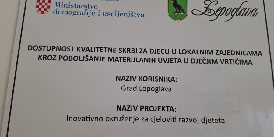 JESEN U VRTIĆU LEPOGLAVA
